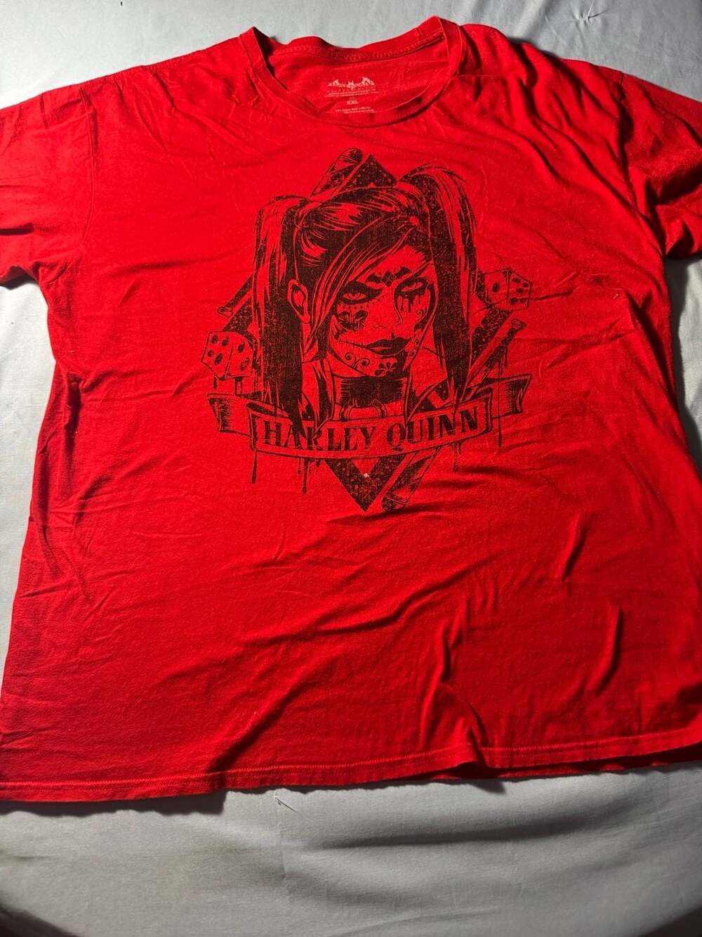 Batman Arkham Knight Harley Quinn Diamond T-Shirt XXL